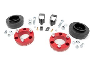 Toyota 4Runner Suspension Lift Kit - Rough Country - 3 Inch Lift Kit | X-REAS | RR Spacers - Red - '03-'09